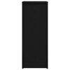 vidaXL Sideboard Black Oak 29.5x34x76 cm Engineered Wood