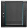 vidaXL Network Cabinet with Storage Black 53 x 60 x 60 cm Steel