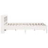 vidaXL Bed Frame without Mattress White 140x190 cm Solid Wood Pine