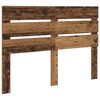 vidaXL Bed Frame with Headboard Old Wood 140 x 200 cm Solid Pine Wood
