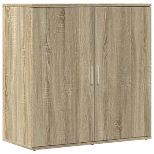 vidaXL Sideboard Sonoma Oak 79x38x80 cm Engineered Wood