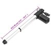 vidaXL Linear Actuator DC 28 V