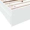vidaXL Bed Frame with Drawers without Mattress White 200x200 cm