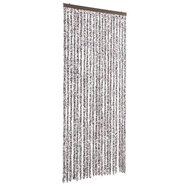 vidaXL Insect Curtain Brown and Beige 90x200 cm Chenille