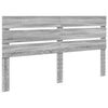 vidaXL Bed Frame Grey Sonoma 200 x 200 cm Solid Pine Wood