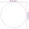 vidaXL Wall Mirror Gold &Oslash; 30 cm Round