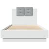 vidaXL Bed Frame without Mattress White 100x200 cm
