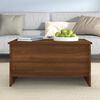 vidaXL Coffee Table Brown Oak 80x55.5x41.5 cm Engineered Wood