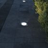 vidaXL Outdoor Ground Lights 3 pcs Round
