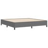 vidaXL Box Spring Bed Light Grey 200 x 200 cm Velvet