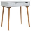 vidaxl Dressing Table FAUSKE White 76 x 50 x 78 cm