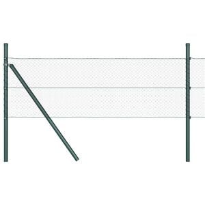 vidaXL Fence Post Grey