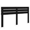 vidaXL Headboard Black Oak 200 cm Engineered wood