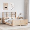vidaXL Bookcase Bed without Mattress 160x200 cm Solid Wood