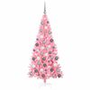 vidaXL Christmas Tree with 300 LEDs with Stand Pink 180 cm PVC