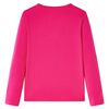 Kids' T-shirt with Long Sleeves Bright Pink 140