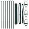 vidaXL Fence Post Green 10 x 1.2 m (13 mm mesh) Steel and PVC