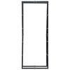 vidaXL Firewood Rack Black 80x25x200 cm Steel
