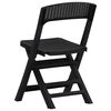 vidaXL Folding Garden Chairs 4 pcs PP Anthracite