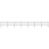 vidaXL Garden Fence with Spear Top Steel 1172x100 cm Black