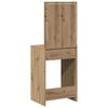 vidaXL Dressing Table Artisan oak 50 x 41 x 135 cm Engineered wood