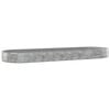 vidaXL Garden Raised Bed | Silver | Powder-coated steel | Large | Durable