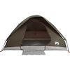 vidaXL Camping Tent Dome 2-Person Brown Waterproof