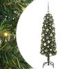 vidaXL Artificial Christmas Tree with 150 LEDs with Stand Green 120 cm