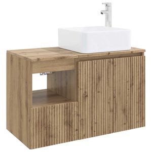 vidaXL Bathroom Cabinet Set 2 pcs Artisan Oak 79.5 x 41 x 80 cm