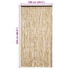 vidaXL Insect Curtain Beige 100x220 cm Chenille