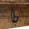 vidaXL Wall-Mounted Coat Rack Old Wood 80 x 20 x 30 cm Engineered wood