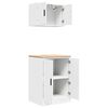 vidaXL Garage Cabinets 2 pcs White Engineered Wood
