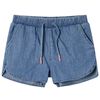 vidaXL Kids' Shorts Denim Blue 116