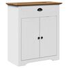 vidaXL Bathroom Sink Cabinet BODO White and Brown 70x35x80 cm