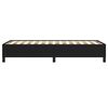 vidaXL Bed Frame without Mattress Black 90x190 cm Single Single Fabric