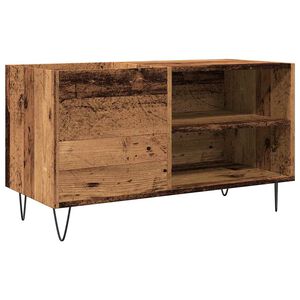 vidaXL Record Cabinet Old Wood 84,5x38x48 cm Engineered Wood