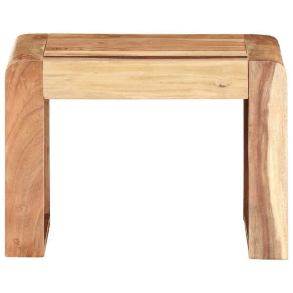 vidaXL Side Table 43x40x30 cm Solid Acacia Wood
