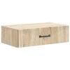 vidaXL Wall-Mounted Side Table Sonoma Oak 59 x 34.5 x 17 cm