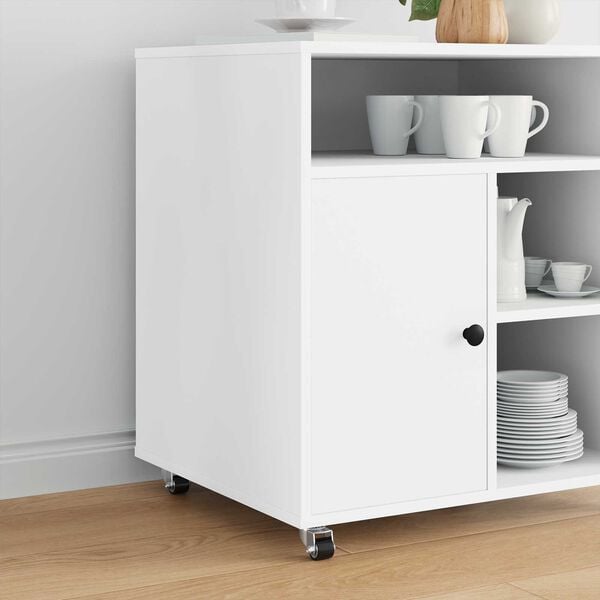 vidaXL Caster 12 pcs Silver 50 mm Nylon