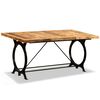 vidaXL Dining Table Solid Rough Mango Wood 180 cm