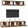 vidaXL TV Cabinet Set Wall-mounted 5 pcs Old Wood Engineered Wood