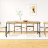 vidaXL Dining Table Solid Mango Wood 180 cm