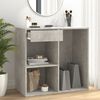 vidaXL Cosmetic Cabinet Concrete Grey 80x40x75 cm Engineered Wood