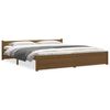 vidaXL Bed Frame without Mattress Honey Brown Solid Wood 200x200 cm