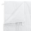 vidaXL 2-in-1 Duvet with Pillow 2 pcs White Down Feather
