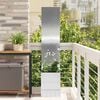 vidaXL Garden Privacy Screen Sliver 32 x 150 cm Stainless steel