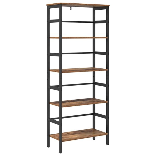 vidaXL Bookshelf Old Wood 60 x 29.5 x 149 cm Engineered Wood