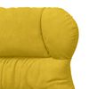 vidaXL Armchair Yellow 69 x 74 x 93 cm Velvet