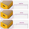 vidaXL File Cabinet with Drawer Mustard Yellow 44 x 50 x 106.5 cm