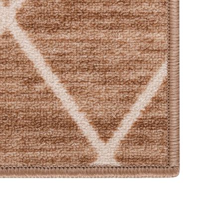 vidaXL Carpet Runner Light Brown 80x150 cm
